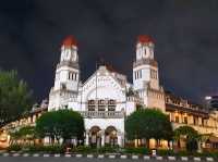 Beautiful Lawang Sewu at night