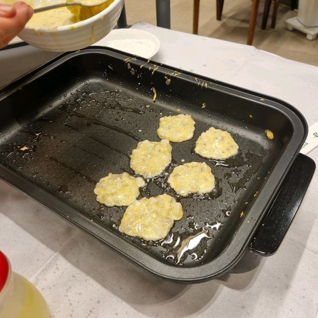 즉석에서 구워주는 따뜻한 육전 광주 대광식당