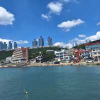 Busan Cheongsapo blueline sky capsule train