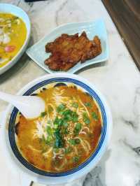美滋滋 ！酸菜魚 + 酥脆排骨担担麵 + 手工豆漿