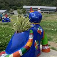 In search for the red and yellow pumpkins- Naoshima 