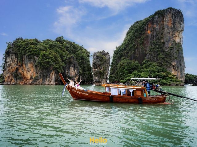 ล่องเรืออ่าวพังงา ชมวิวเกาะกลางทะเล