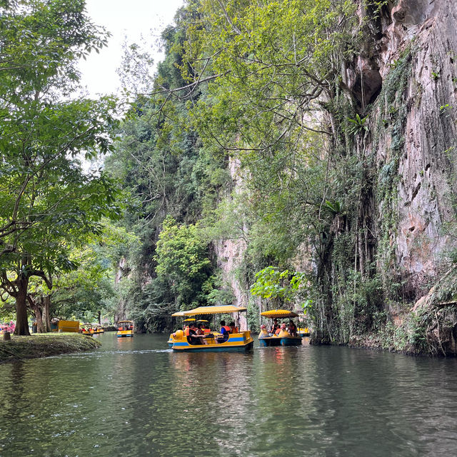 Paddle around the beautiful limestone 