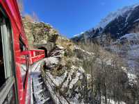 Most Beautiful Alpine View Bernina Express