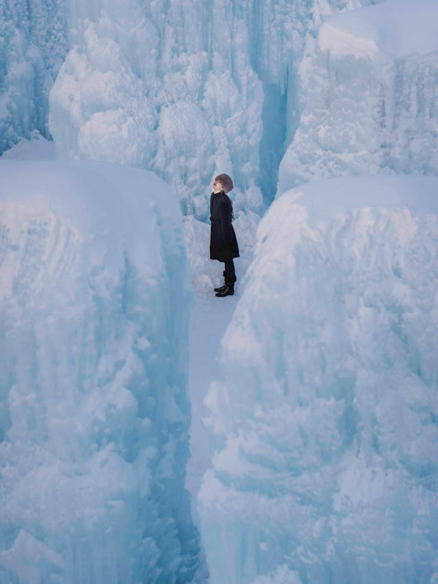 まるでアナ雪の世界❄️ 千歳・支笏湖氷濤まつり