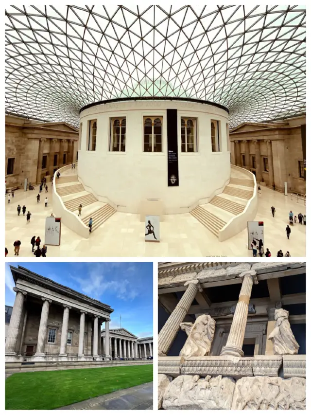 ロンドン大英博物館：800万点の文物が世界中の観光客を魅了します。