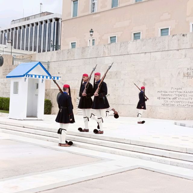 Changing of the guards in Athens