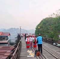 เที่ยวสะพานมอญยามเช้า สังขละบุรี