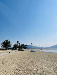 【広島県:しまなみ海道】レモンの島の象徴的オブジェ「瀬戸田サンセットビーチ」