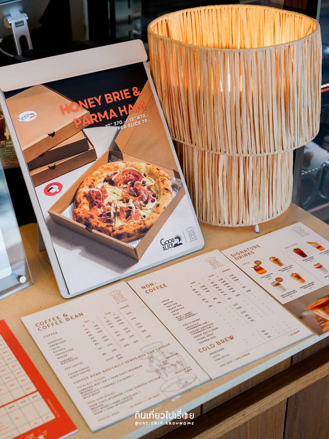 🍕Good Slice ร้านพิซซ่าในร้านกาแฟ ในสไตล์มินิมอล