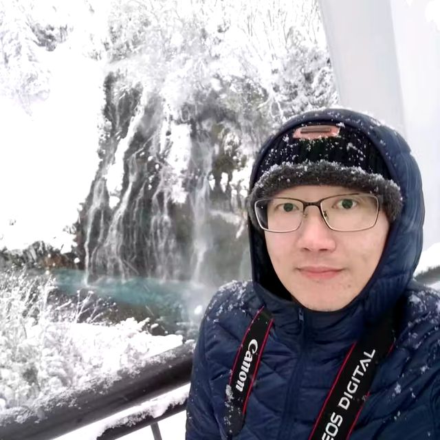 美瑛景點/冬季必訪夢幻絕美景色 #白鬚瀑布(白ひげの滝)