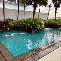 "Enjoy the Stunning Infinity Pool at Courtyard Melaka"
