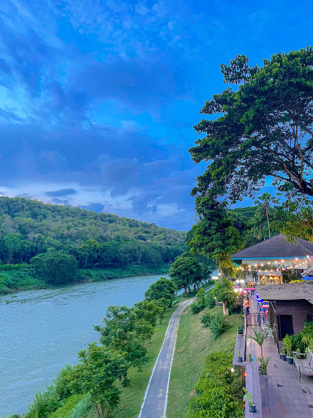 ปั่นจักรยานที่เขื่อนสิริกิติ์
