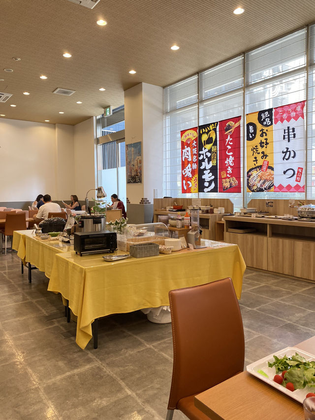 【大阪】ビュッフェ朝から串カツたこ焼き大阪グルメ