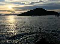 日落在西環泳棚🌅🌊