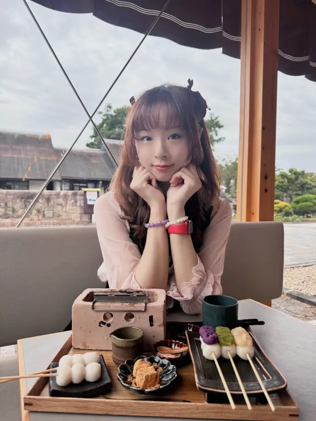 大阪住吉的烤糰子和神社