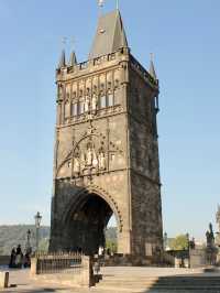 Morning Serenity: A Peaceful Stroll on Charles Bridge