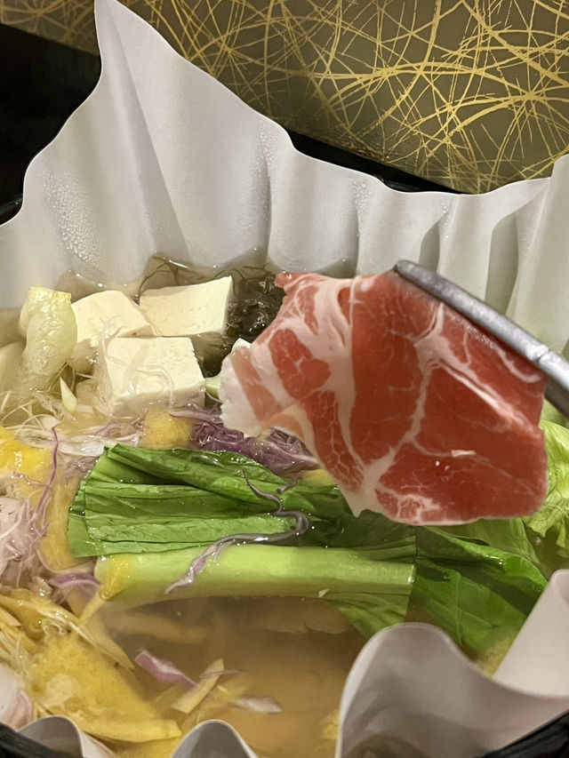 Super high quality shabu-shabu restaurant🐖