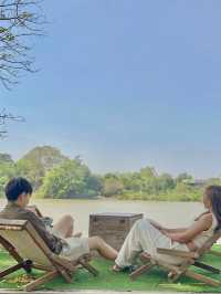 ร้านคาเฟ่ริมน้ำแม่กลอง 🌿🌳 High River Café