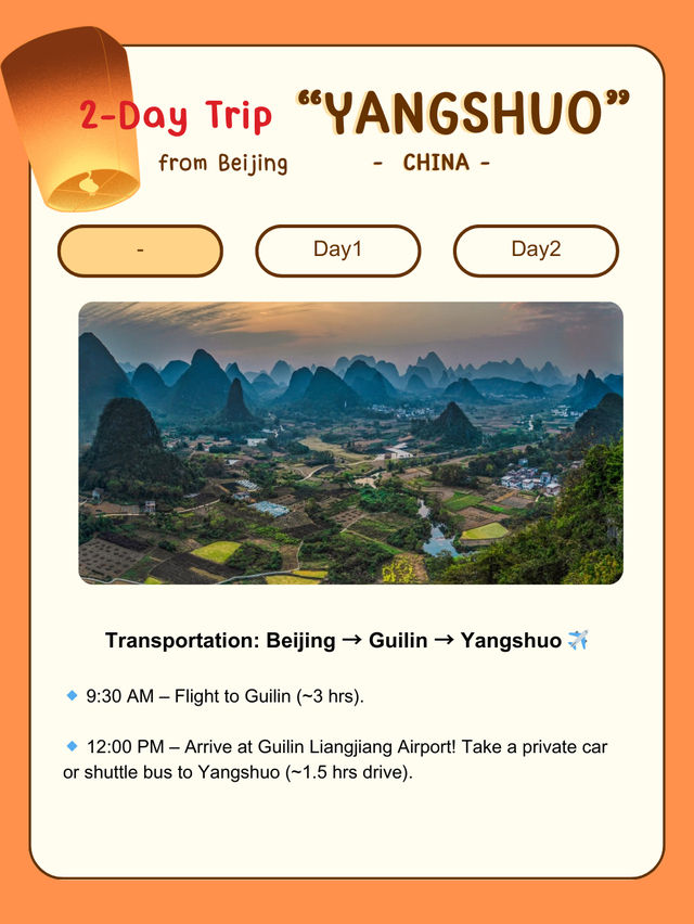 2-Day Trip in Yangshuo, China