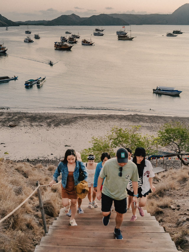 Chasing Sunrise at Padar Viewpoint, Komodo Island