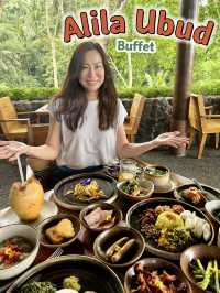 Breakfast buffet ที่โรงแรม Alila Ubud บาหลี