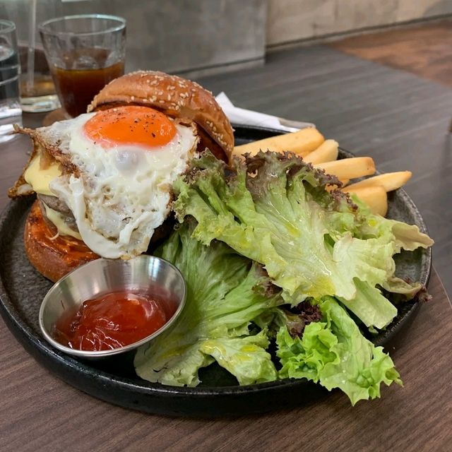 pricey spot with decent food