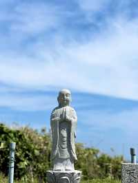 【千葉】崖の上に置かれた幸せの鐘のモニュメント