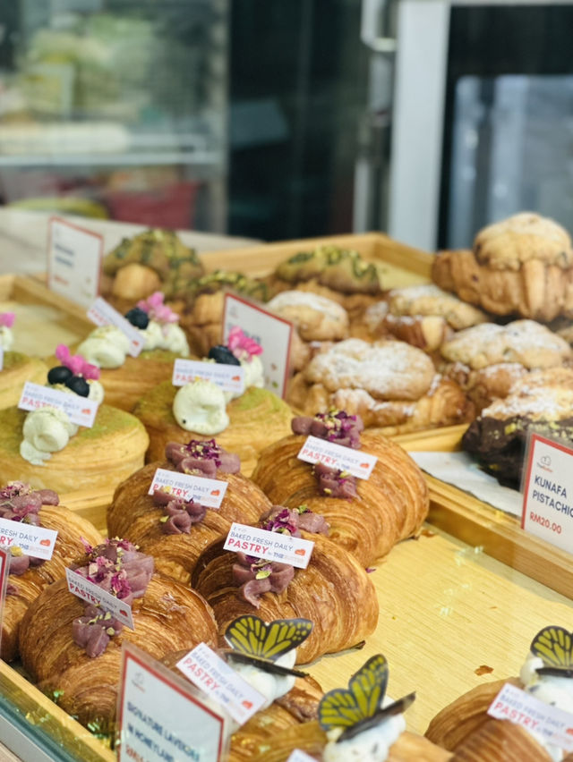 Delicious pastry or beautiful view