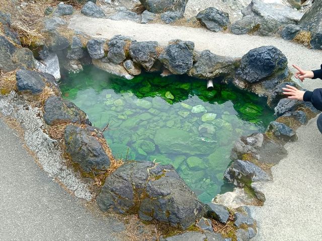 日本群馬自由行 冬日温泉小鎮草津温泉 西之河原公園