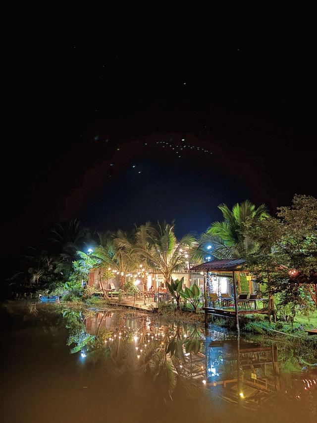 คาเฟ่+ร้านอาหาร สไตล์บ้านสวน ที่ อ.เทพสถิต