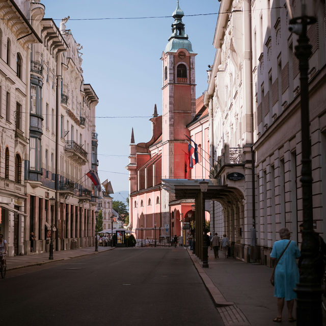 Ljubljana’s Riverside Blossoms