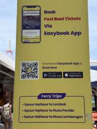 Boarding ferry at Sanur Harbour