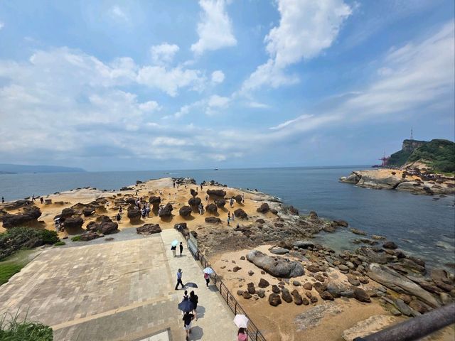 🌊 대만 예류 지질공원, 자연이 만든 예술 작품 감상기 🪨