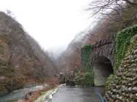🌄 Enchanting Depths – Kiyotsu Gorge (Tunnel of Light)