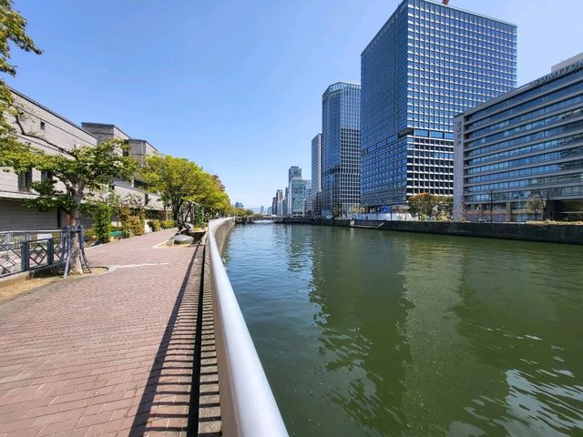 隱身大阪銀行街中的都市之肺/大阪中之島綠地公園
