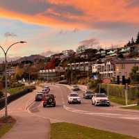 ニュージーランド🇳🇿冬のワナカ魔法のような夕暮れ🫧