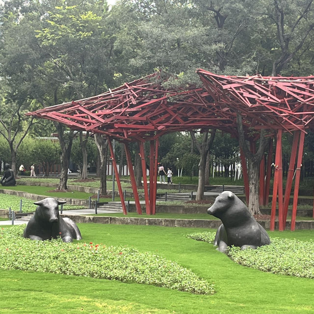 🎨 Jing’an Sculpture Park — Where Art Meets Urban Green