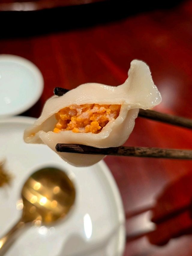 중국 대련 필수 맛집! 오픈 키친이 있는 고급 해물요리 '시딩 성게만두'