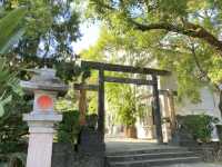 新城 天主堂 鳥居與十字架 並存