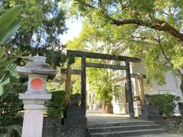 新城 天主堂 鳥居與十字架 並存 新城 天主堂 鳥居與十字架 並存