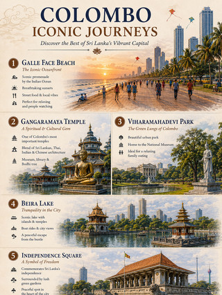 Iconic Hotspots in Colombo, Sri Lanka 🌴🌊🇱🇰 Part I