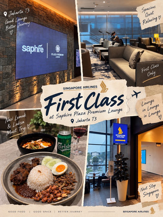 🇸🇬 Jakarta CGK-Singapore Airlines First Class Exclusive Zone — Lounge ซ้อน Lounge แบบนี้ก็มีด้วย!