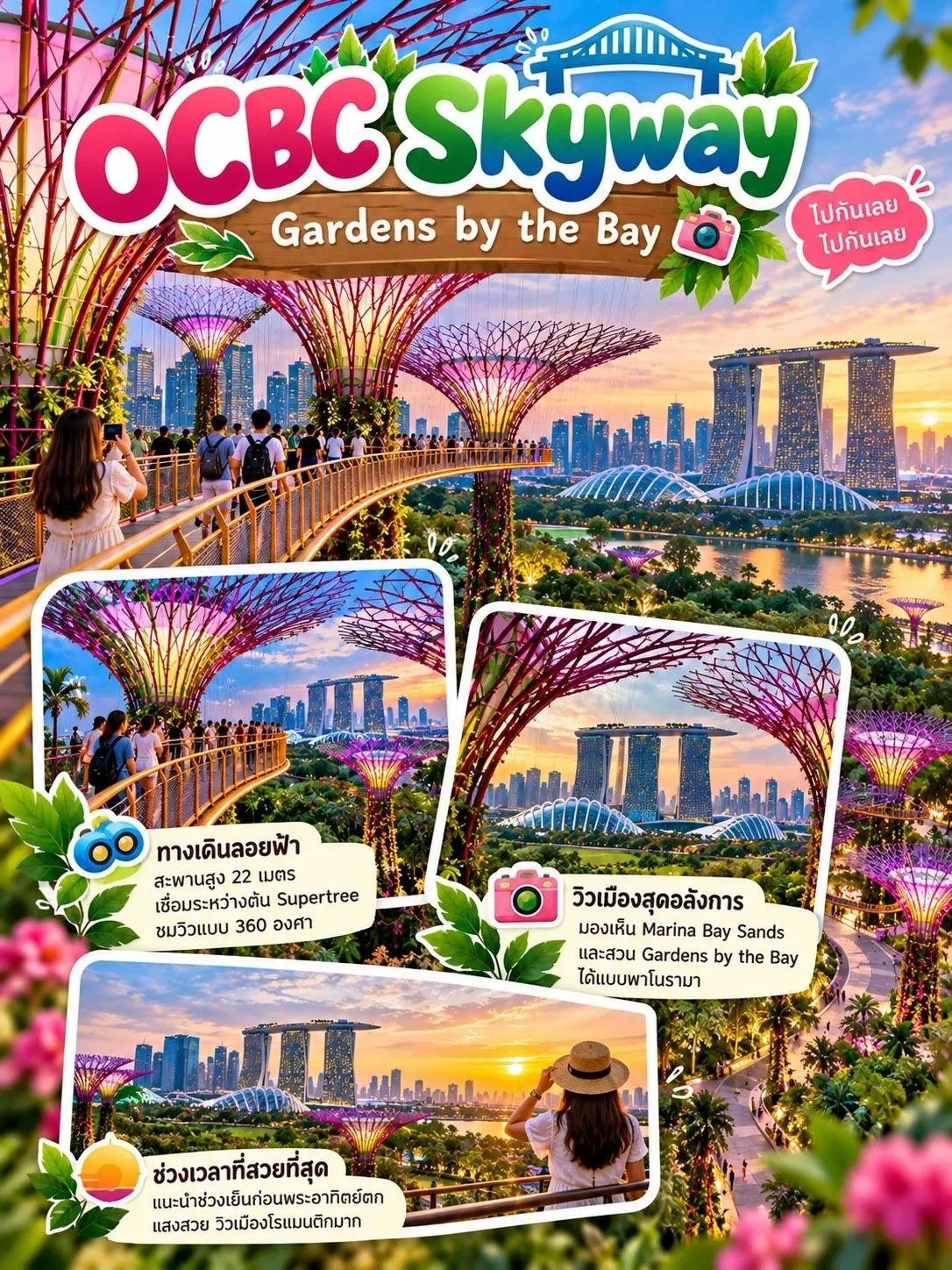 🌿 เที่ยว Gardens by the Bay — สิงคโปร์ ครบจบ สนุกสุดๆ ไปกันเลย