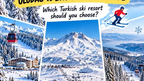 🇹🇷 터키 스키 가이드: ULUDAĞ vs ERCIYES vs KARTEPE 🎿❄️ — traveler post in 이즈미트