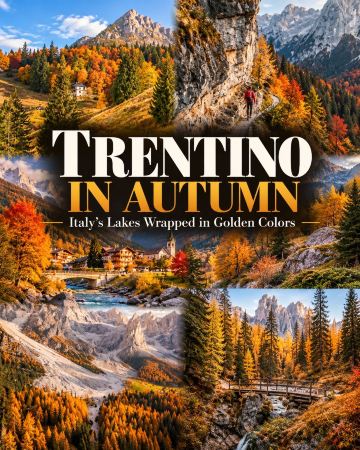 Trentino in Autumn: Italy’s Lakes Wrapped in Golden Colors 🍂