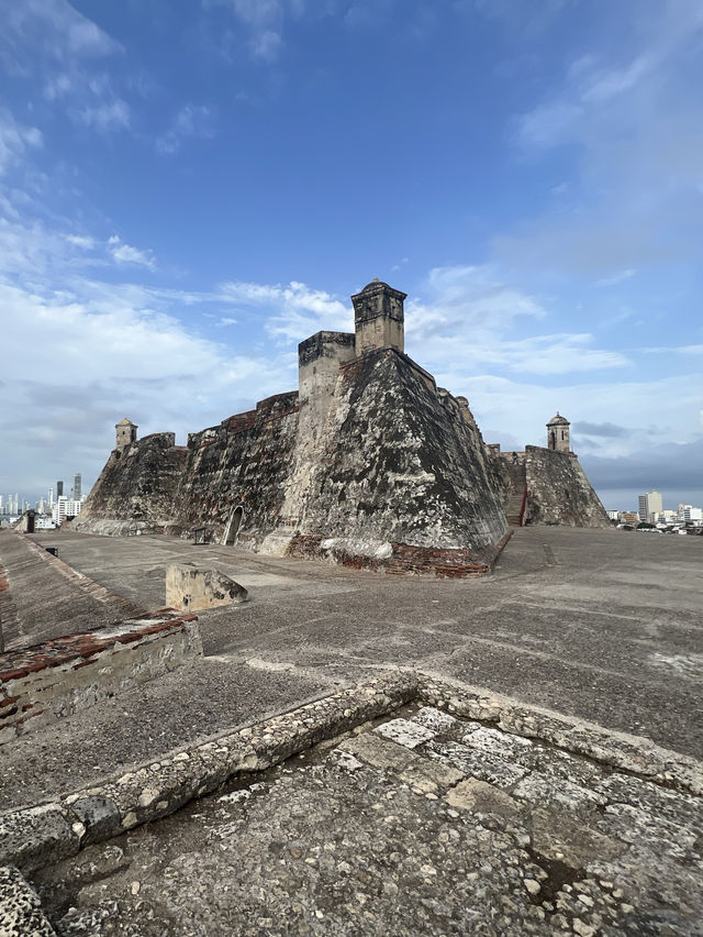 Fortress Towering Over the City of Cartagena 