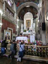 해외여행 멕시코시티의 오래된 성당 Capilla del Cerrito