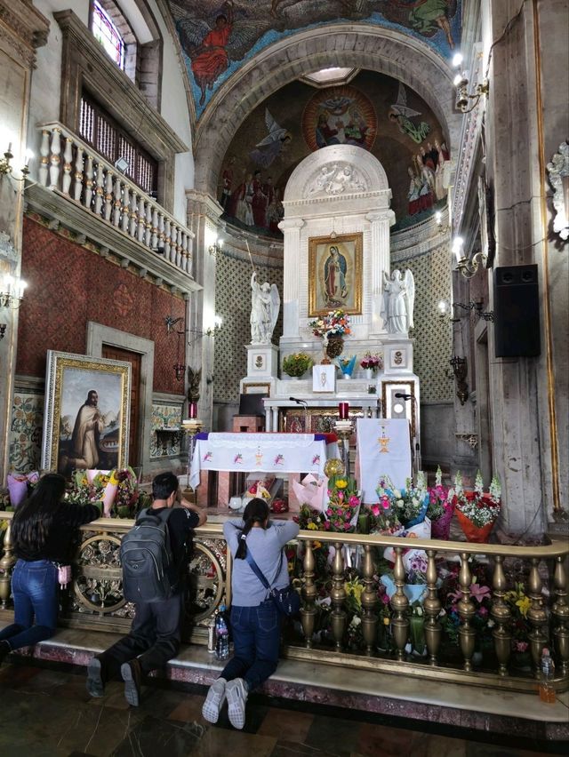 해외여행 멕시코시티의 오래된 성당 Capilla del Cerrito