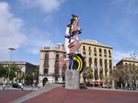A sunny walk in Barcelona Marina